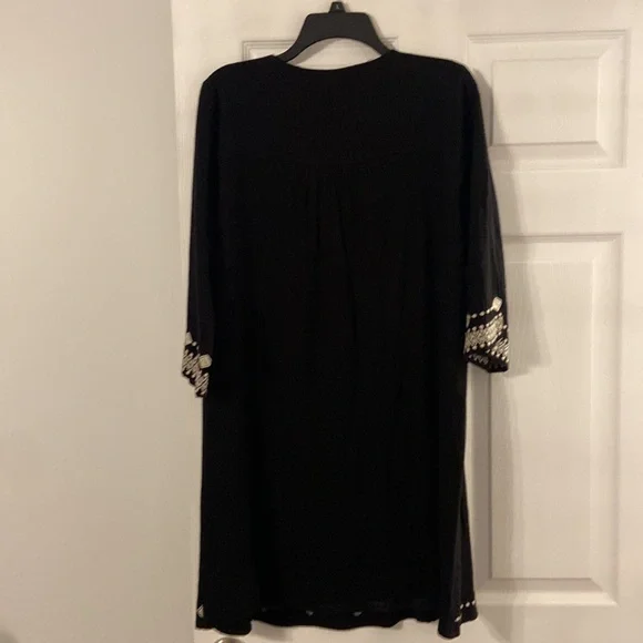 Savanna Jane Linen Black Dress size L brand new length 36” bust 38/40” - Picture 6 of 12